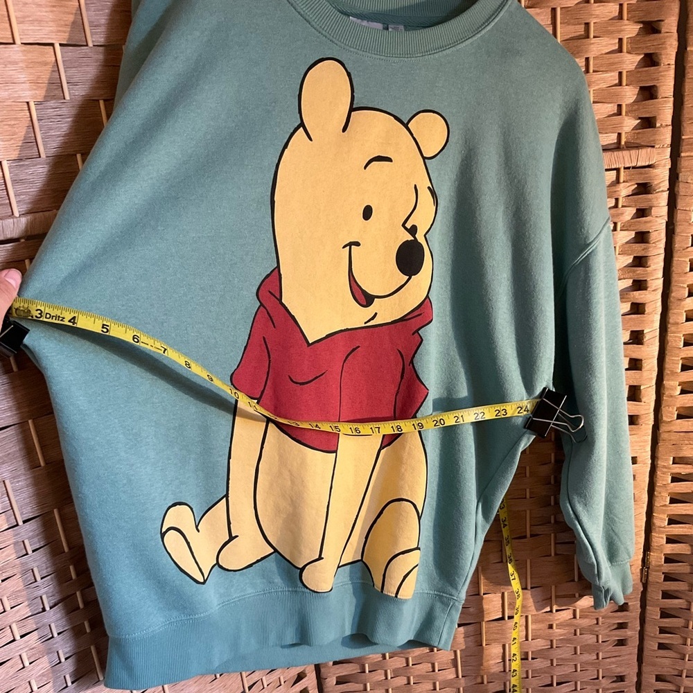 🍯 POOH Disney Teal Oversized Sweatshirt - Picture 11 of 12